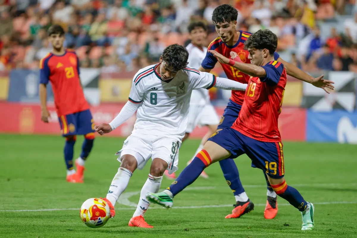México pierde ante España en duelo de preparación rumbo al Mundial Sub-20