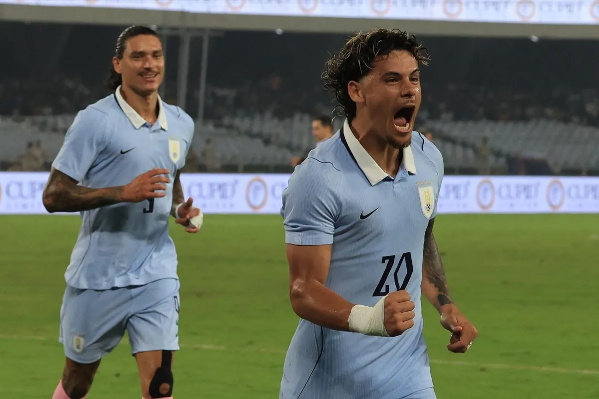 Uruguay pasa por encima de la India en amistoso internacional