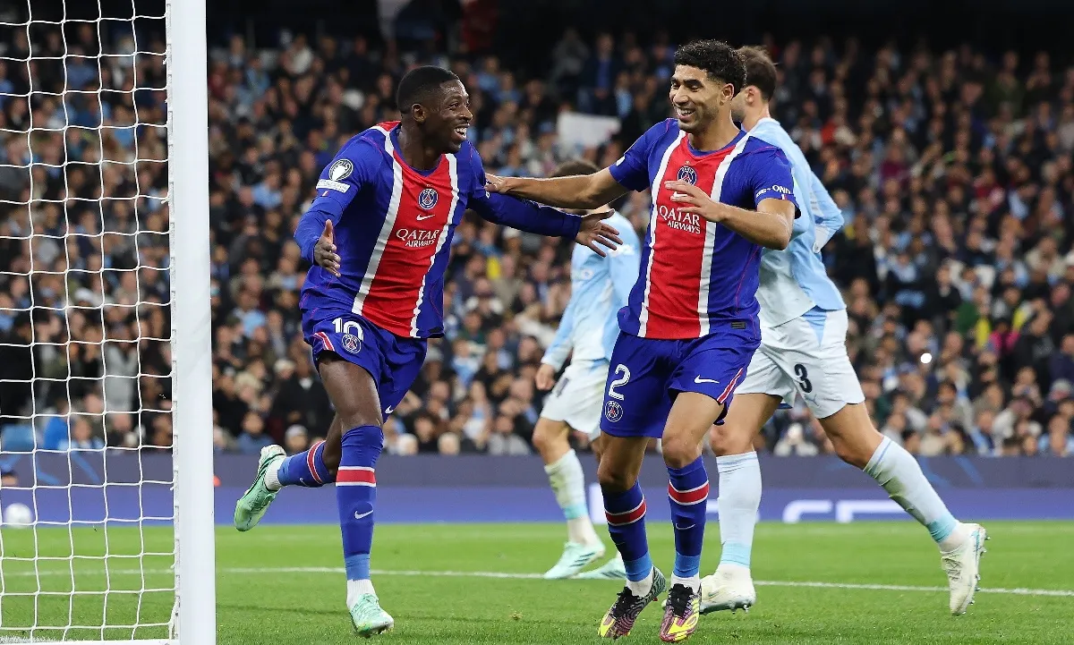 PSG impone su autoridad ante un Manchester City irreconocible