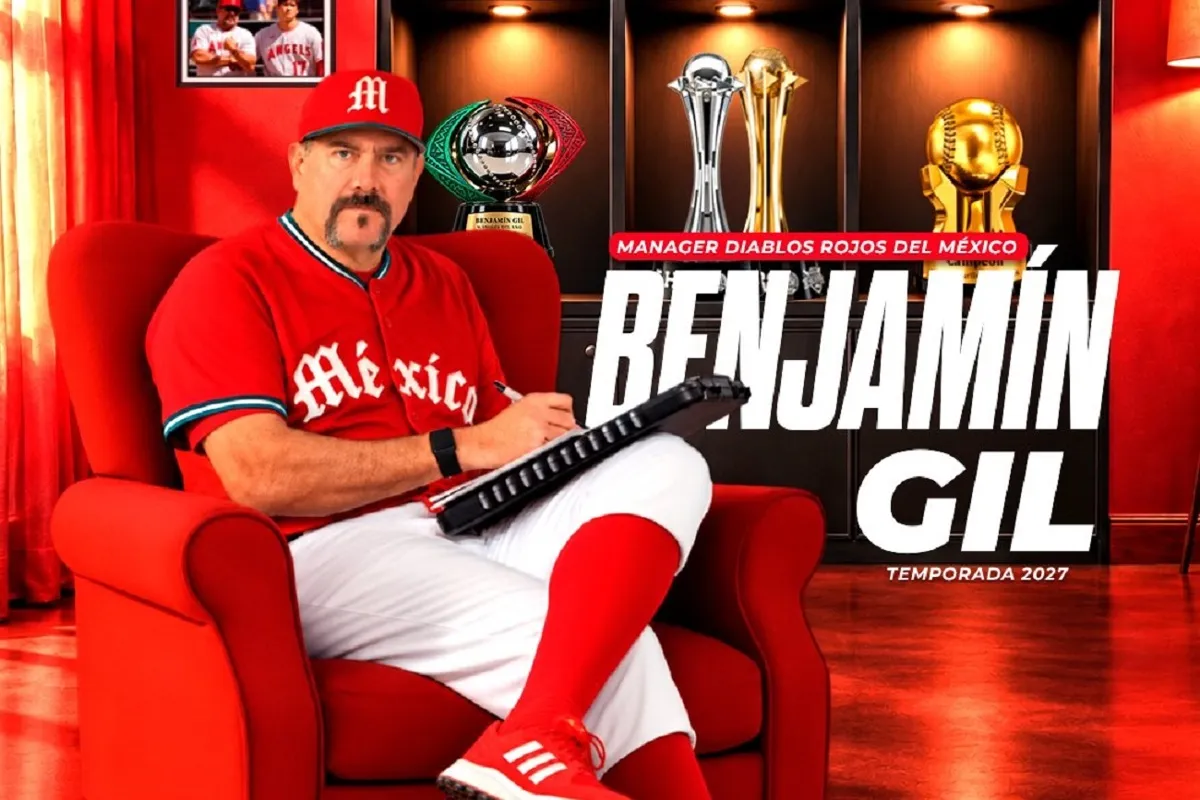 ¿No que no? Benjamín Gil es nuevo manager de los Diablos Rojos del México 