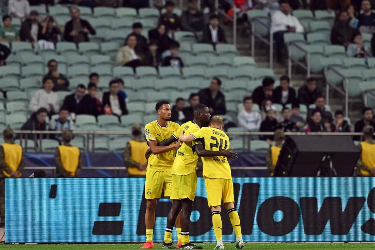  Borussia Dortmund sufre pero logra importante victoria sobre el Sabah en la Champions