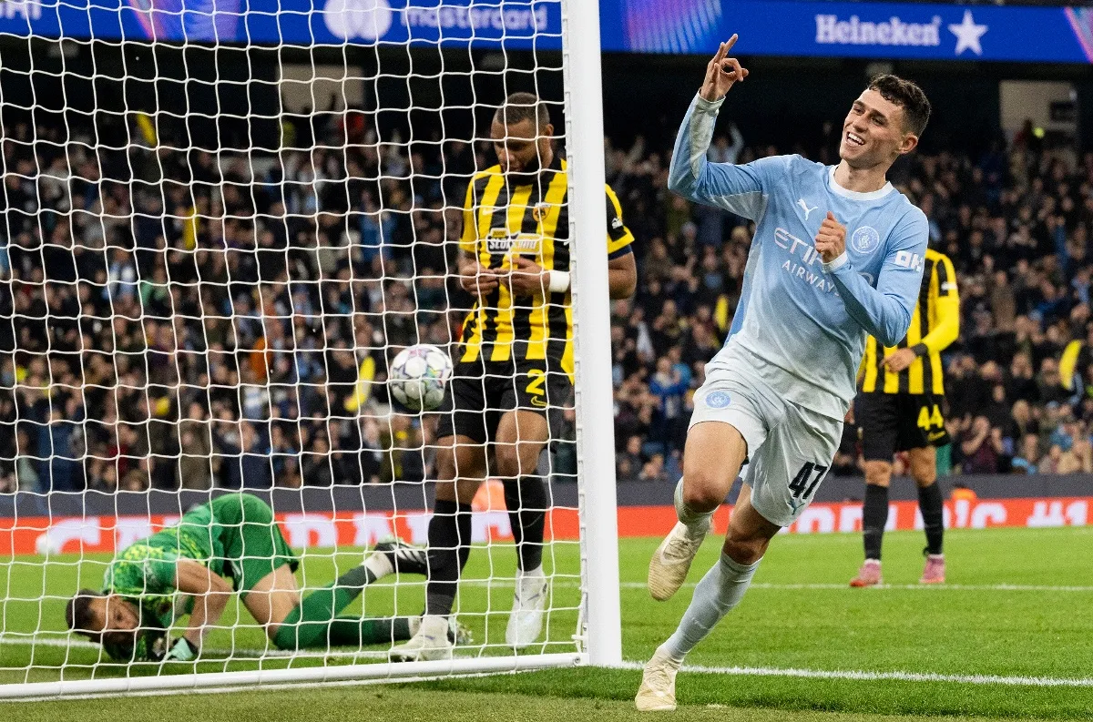 Manchester City humilla a un débil AEK Atenas en la Champions