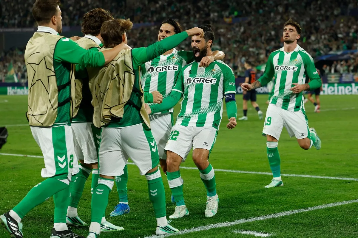Betis se olvida de Fidalgo y mantiene paso perfecto en la Champions