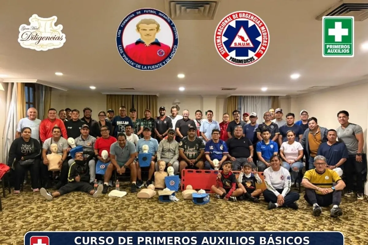 Liga Pirata Fuente imparte curso de capacitación en primeros auxilios básicos