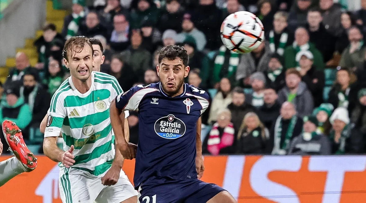 Sebastián Cáceres y Celta de Vigo logran remontar ante Celtic en la Europa League