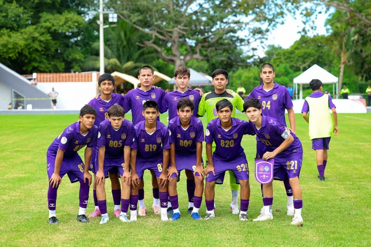 ¡Goleada morada! Racing de Veracruz Sub-16 consigue su primera victoria en la Liga TDP
