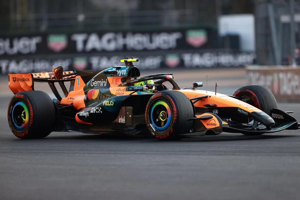 F1: Lando Norris lidera la tercera y última práctica libre del Gran Premio de México 
