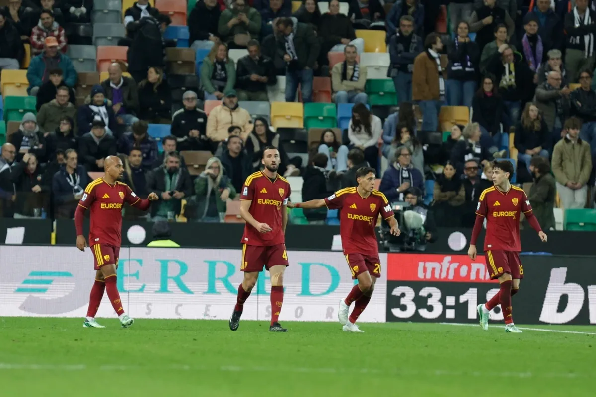 La Roma no se detiene, golea al Udinese y mantiene su invicto en la Serie A