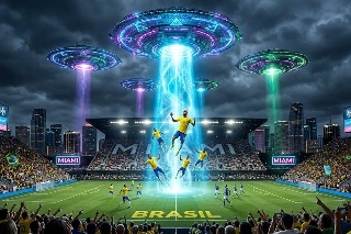 ¡Llegó el día! Aseguran que los ovnis interrumpirán juego de Brasil