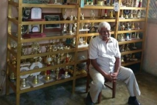 Veracruz despide al maestro Leon Moisés Cobos Hernández, portador de la Flama Olímpica