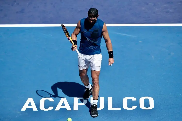 Nadal ya sabe contra quien va en Acapulco