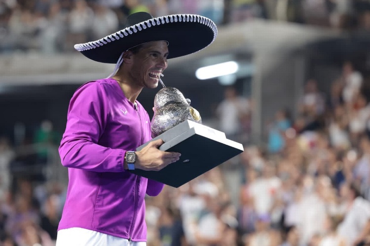 Rafael Nadal se corona en el Abierto Mexicano de Tenis (FOTOS)