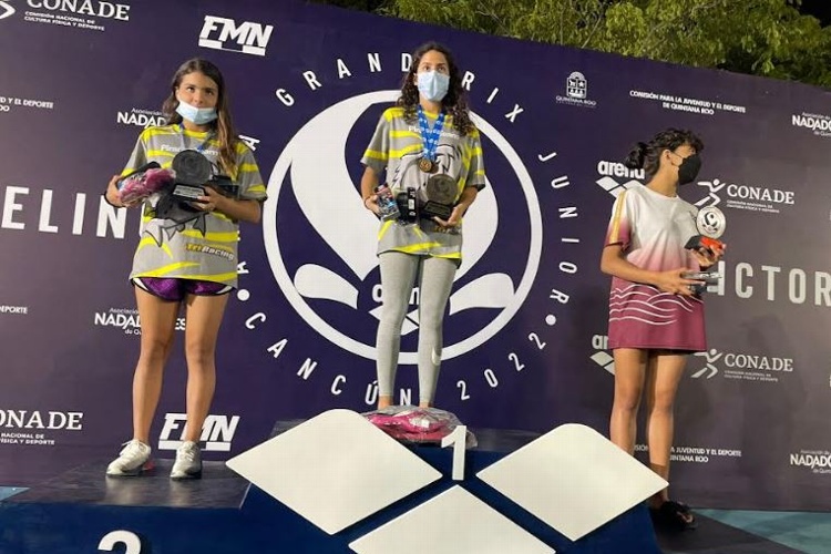 Finaliza Veracruz con tres oros  en Grand Prix Junior de Natación