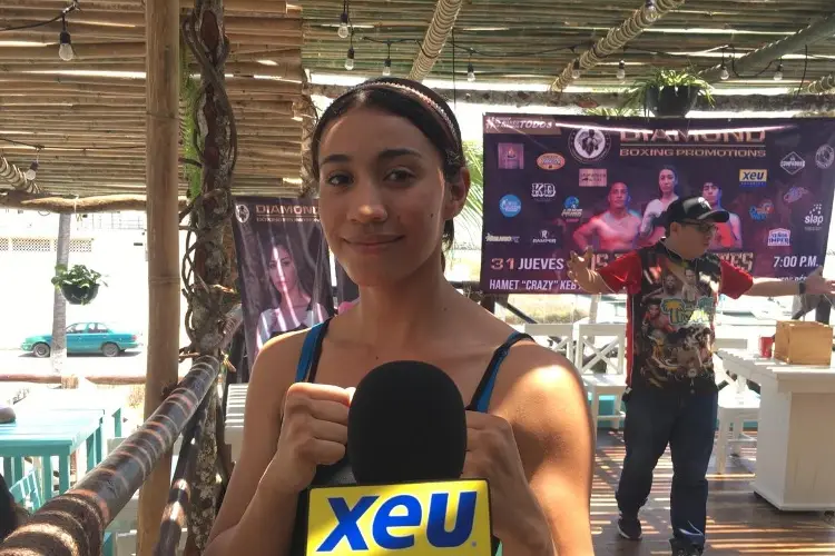 Litzy Adilene emocionada por su debut profesional en el boxeo