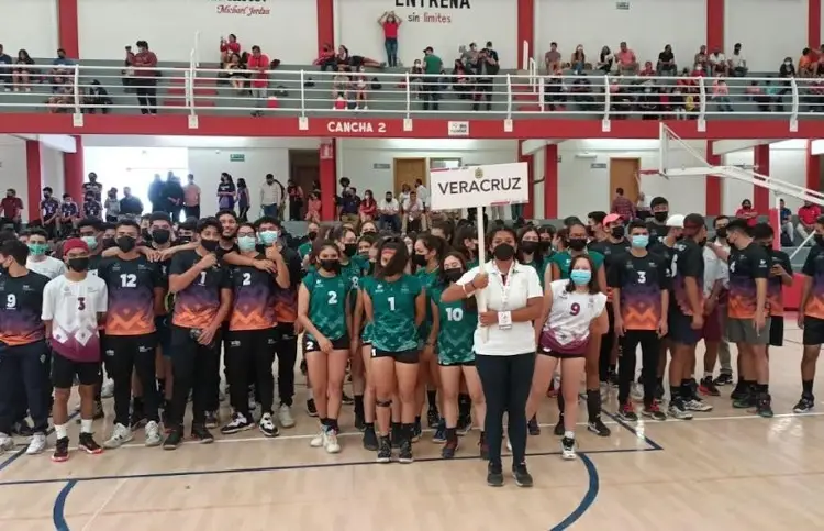 Participa Veracruz en  Macro Regional de Voleibol 2022