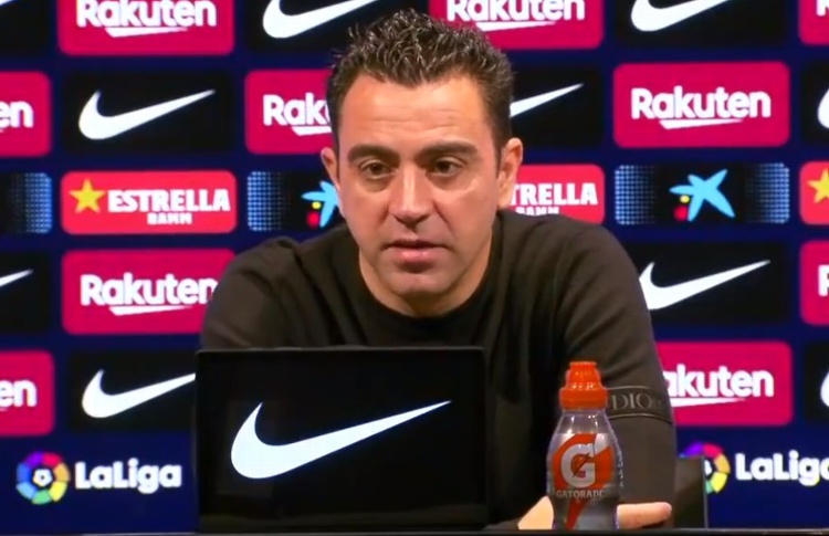 Xavi está decepcionado con la actuación del Barcelona