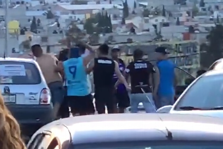 Siete detenidos tras bronca en el Estadio Hidalgo (VIDEO)