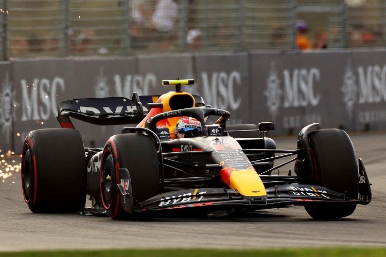 'Checo' es séptimo en la segunda práctica en España, Leclerc dominó