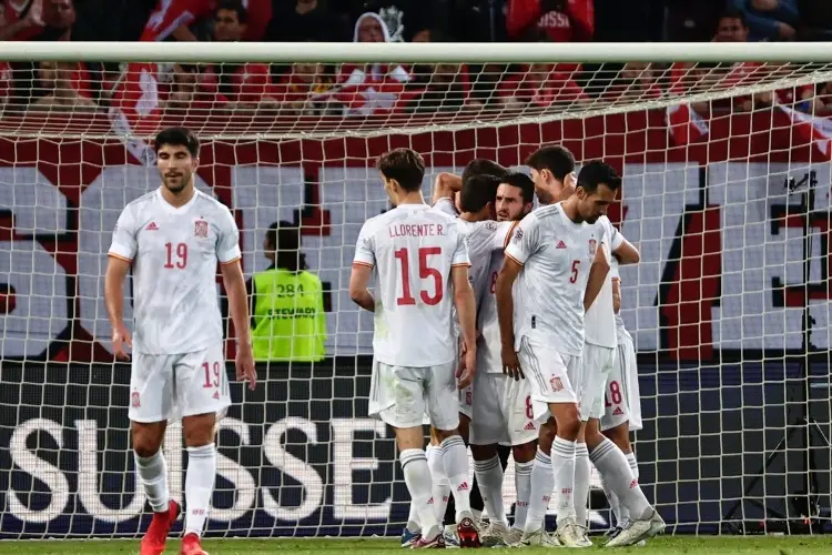España consigue primer triunfo en Nations League