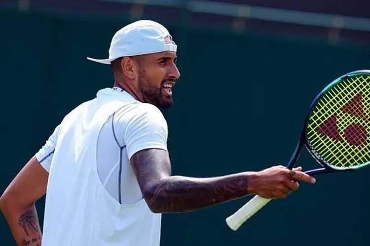Kyrgios se va de fiesta tras perder Wimbledon