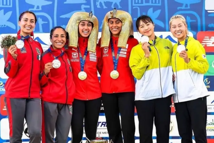 Mexicanas ganan medalla de plata en Mundial de Pentatlón Moderno 