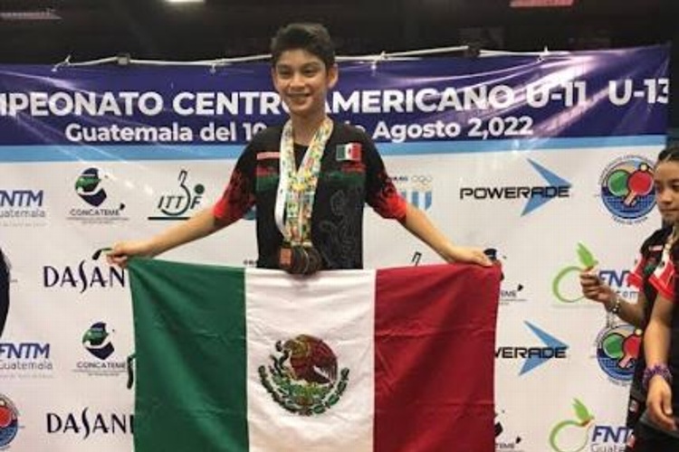 Destaca tenismesista veracruzano en Centroamericano en Guatemala 