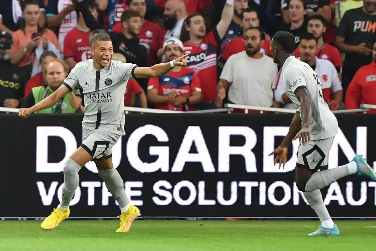 PSG liquida al Lille con monumental goleada