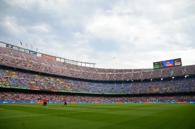 Barcelona ganaba pero el juego tuvo que detenerse (VIDEO)