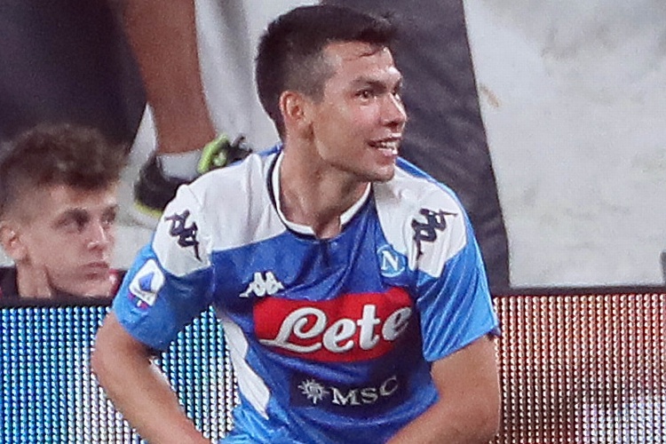 'Chucky' Lozano feliz por volver a jugar 90 minutos con Napoli