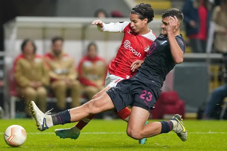 Lainez, titular en triunfo del Braga en la Copa de la Liga