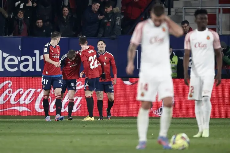 Mallorca del 'Vasco' Aguirre tiene duro golpe ante Osasuna