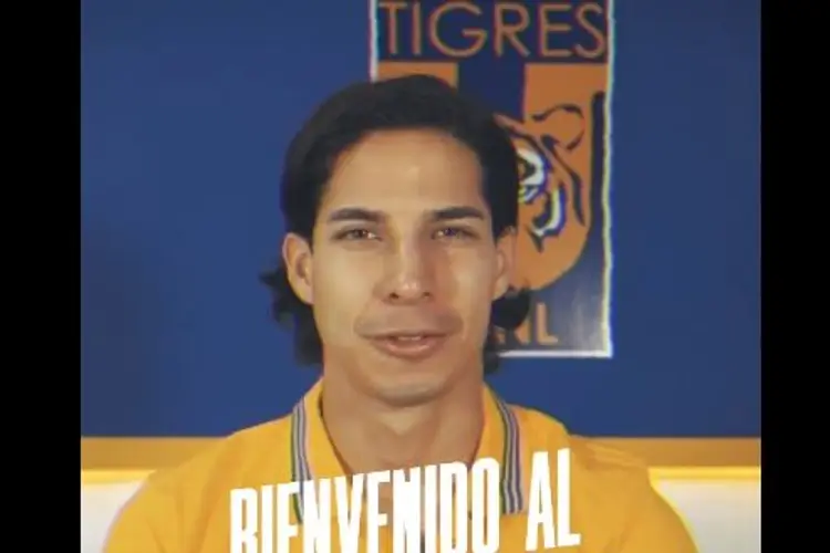 ¡Oficial! Tigres anuncia a Diego Laínez