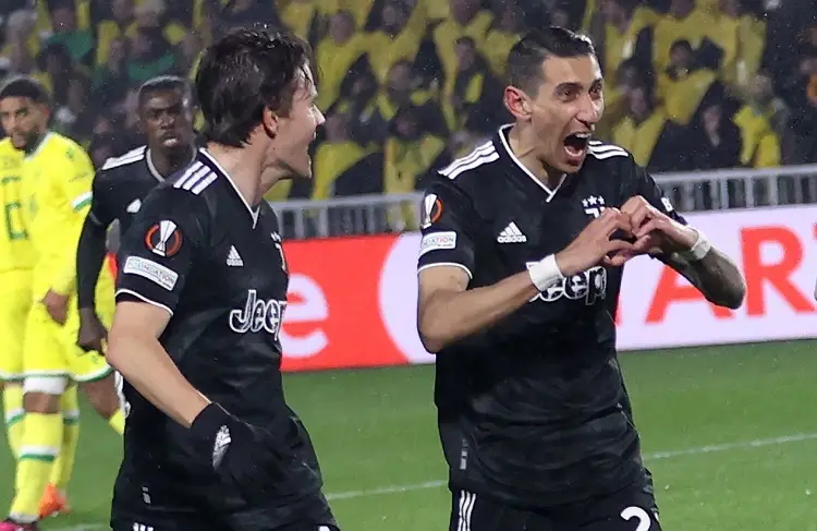 Di María lleva a la calificación a la Juventus