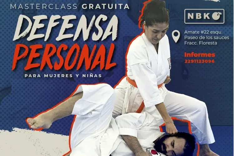 Impartirán masterclass de defensa personal en Veracruz ¡Gratis! 