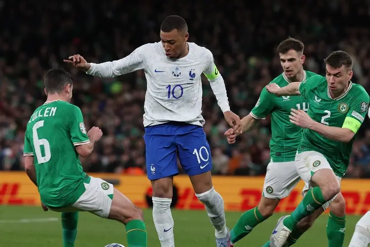 Francia con lo justo vence a Irlanda rumbo a la Euro