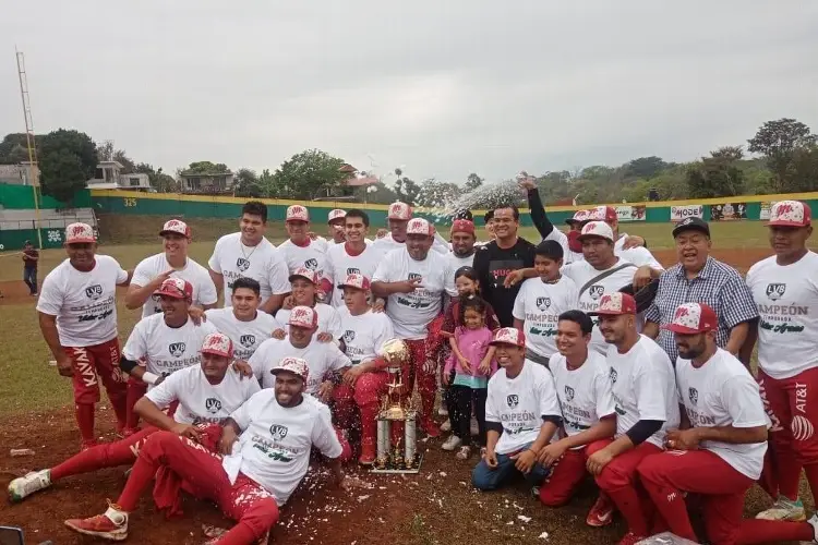 El Palmar se corona bicampeón de la Liga Veracruzana de Béisbol 