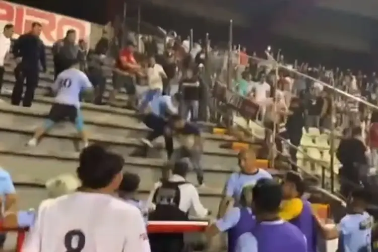 Así fue la tremenda bronca entre fans de Tampico y Zacatecas (VIDEOS)