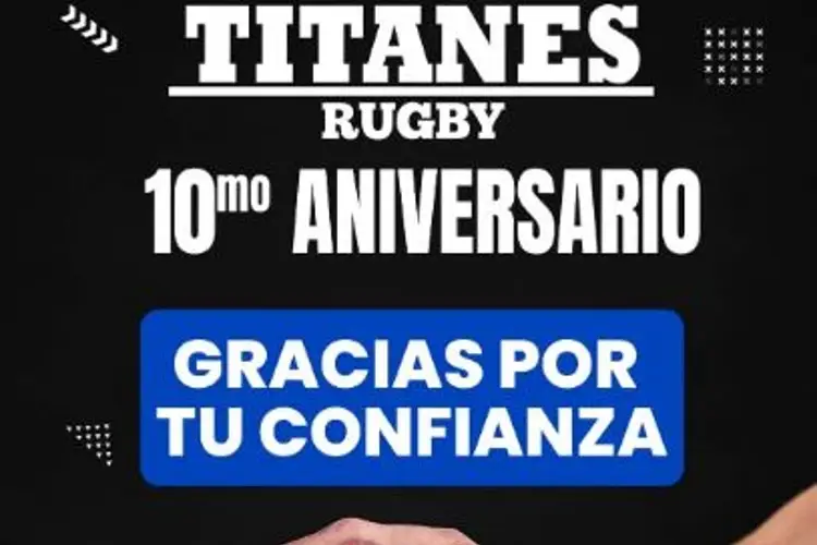Titanes Rugby Club cumple 10 años