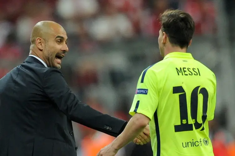 Guardiola habló del regreso de Messi al Barcelona