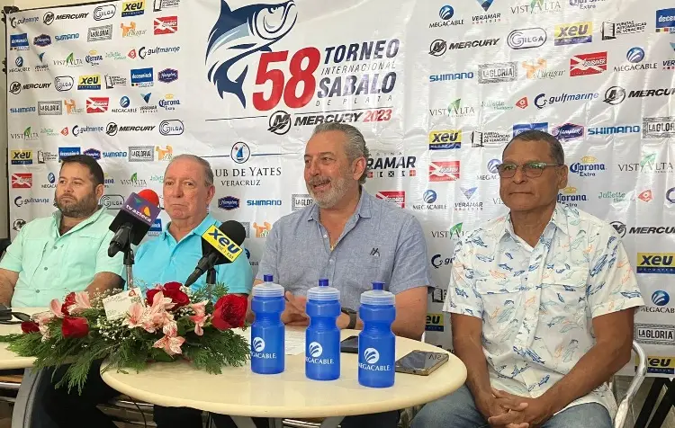 Presentan edición 58 Torneo Internacional del Sábalo de Plata 'Mercury 2023'