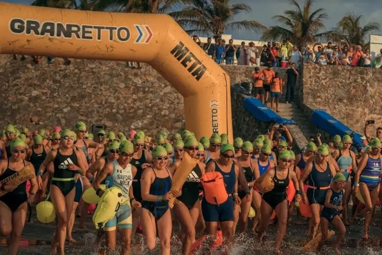 Inicia Décima Travesía Aguas Abiertas Gran Retto Veracruz 2023
