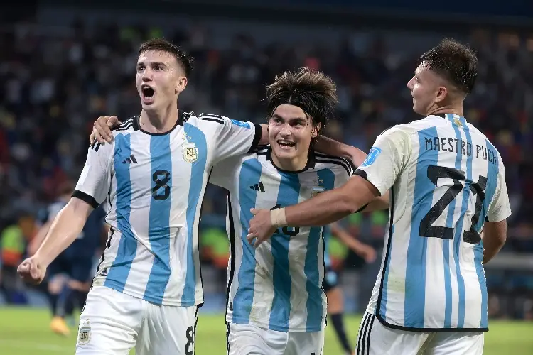 Luka Romero comanda goleada de Argentina en Mundial Sub-20