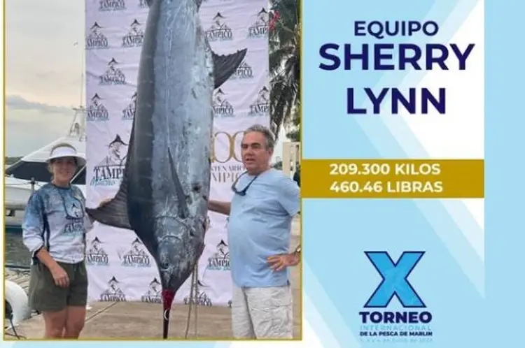 Equipo Sherry Lynn campeón del torneo Pesca Tampico Mucho Bueno