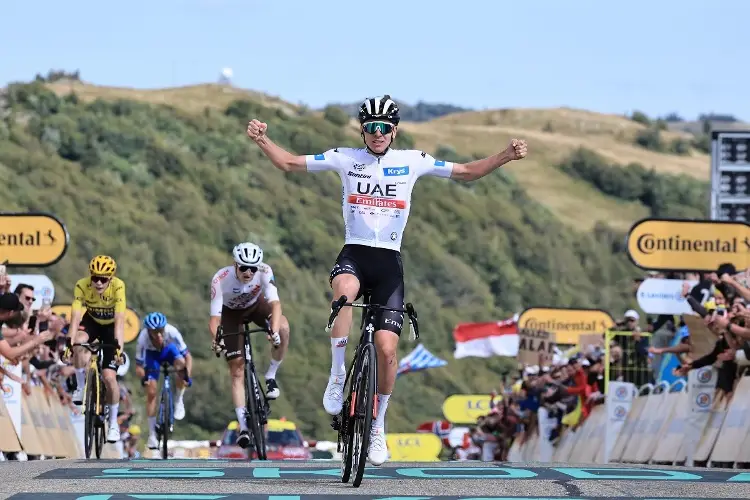 Pogacar gana etapa, Vingegaard se garantiza el Tour de Francia