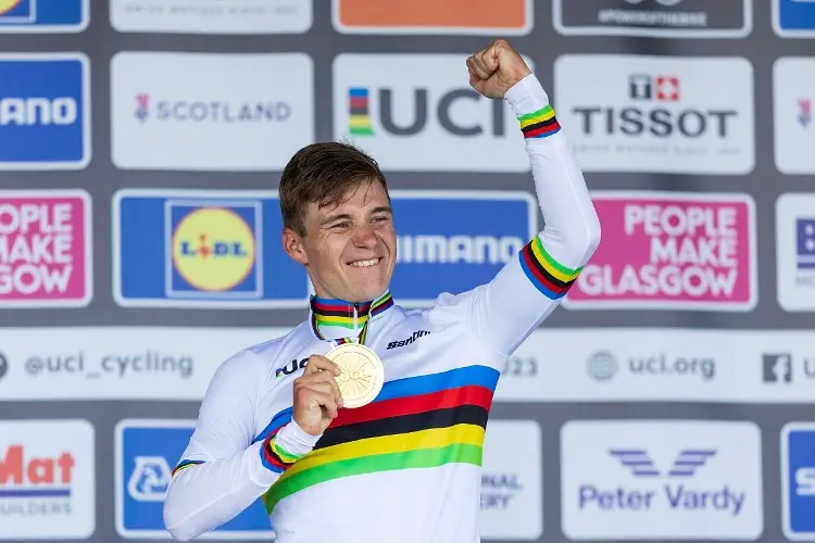 Evenepoel gana el contrarreloj en el Mundial de Ciclismo