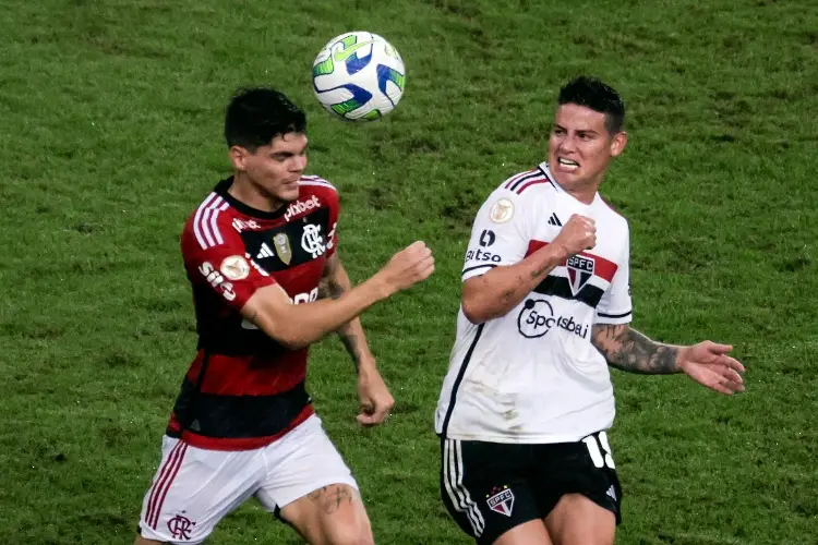 James Rodríguez debuta con Sao Paulo en el Maracaná