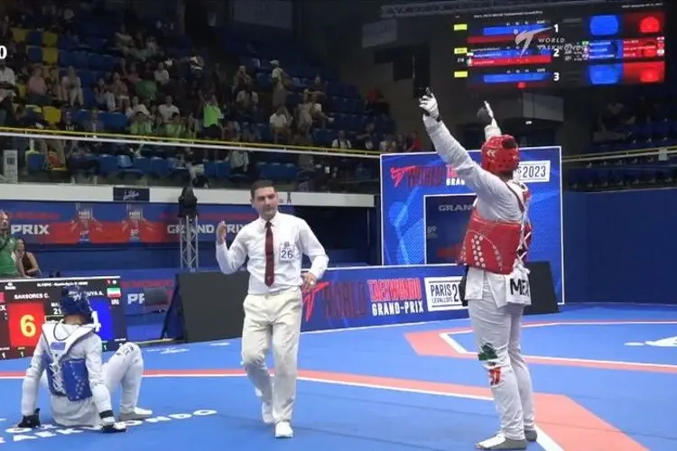 Mexicano gana medalla en Grand Prix de Taekwondo 