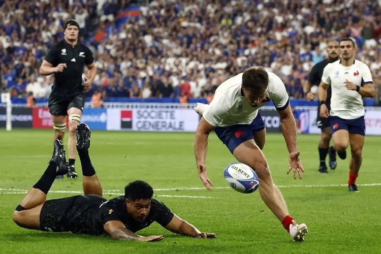 Los All Blacks caen por primera vez en su debut en el Mundial de Rugby