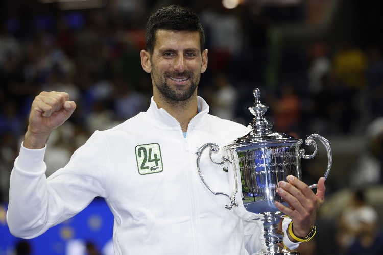 Djokovic y sus 24 títulos de Grand Slam