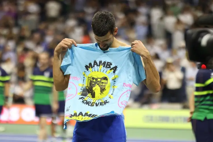 Djokovic le rinde homenaje a Kobe Bryant